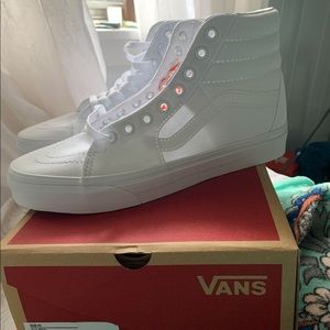Brand New White High Top Vans